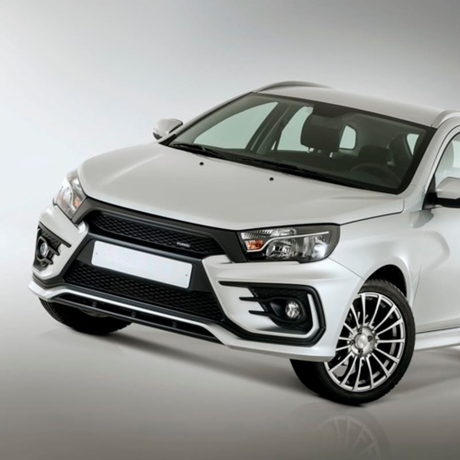 Бампер передний "Xmug" для L@DA Vesт@ купить недорого с доставкой в Ордынское